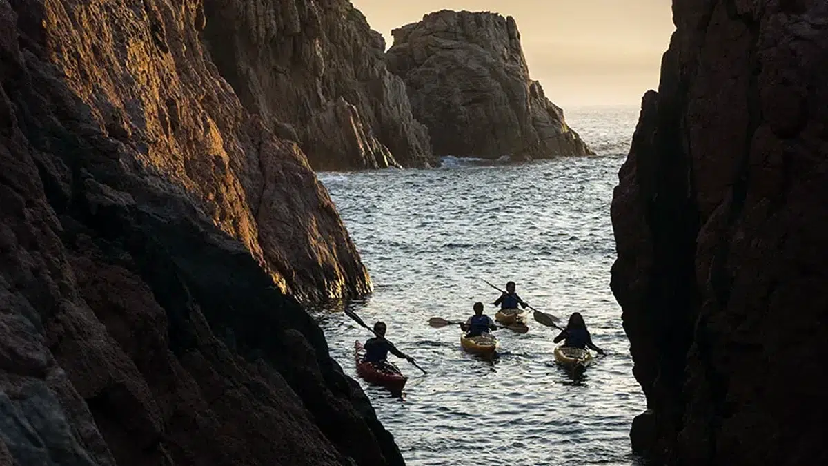 Kayak en la Costa Brava (Gerona)