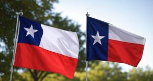 ¿Por qué se parecen las banderas de Chile y Texas?