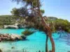 Playa en el sur de Menorca